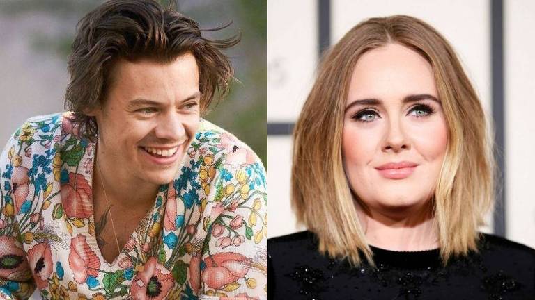 Adele e Harry Styles são vistos juntos no Caribe e fãs especulam romance