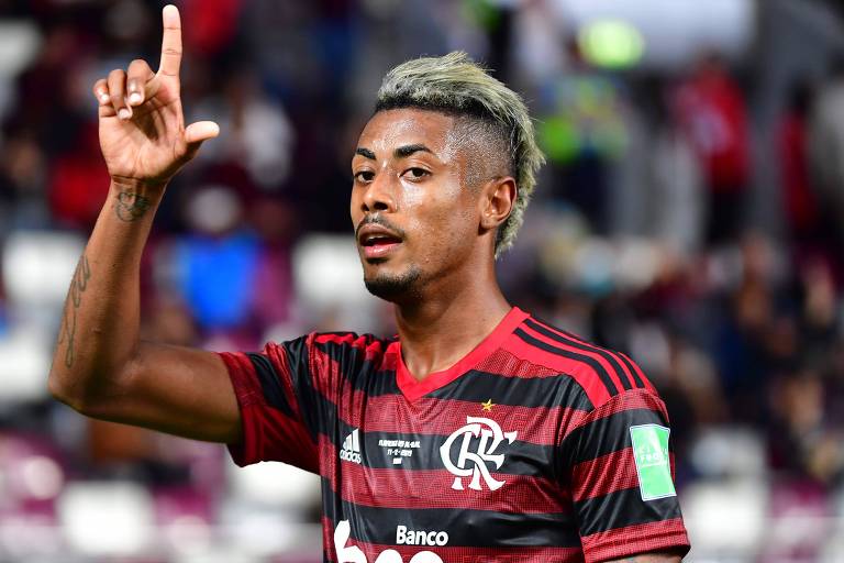 O atacante Bruno Henrique do Flamengo