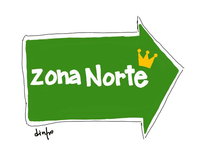 Ilustração 'zona norte'