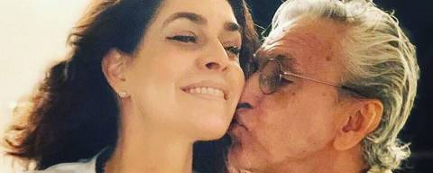Paula Lavigne e Caetano Veloso 
