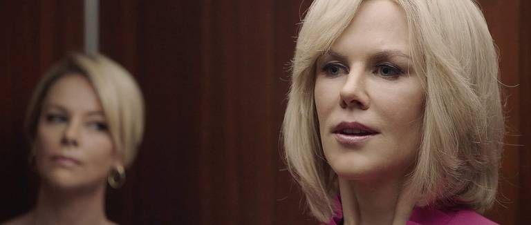 Charlize Theron e Nicole Kidman em 'O Escândalo'