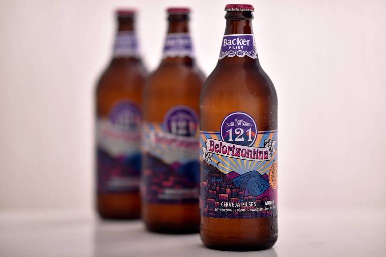 Garrafas de Belorizontina, primeira cerveja em que foram identificadas substâncias tóxicas