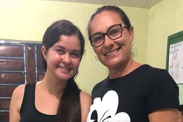 Mariane Rocha e Maura Silva promoveram a dinâmica em escola no Piauí e se surpreenderam com o que ouviram dos alunos