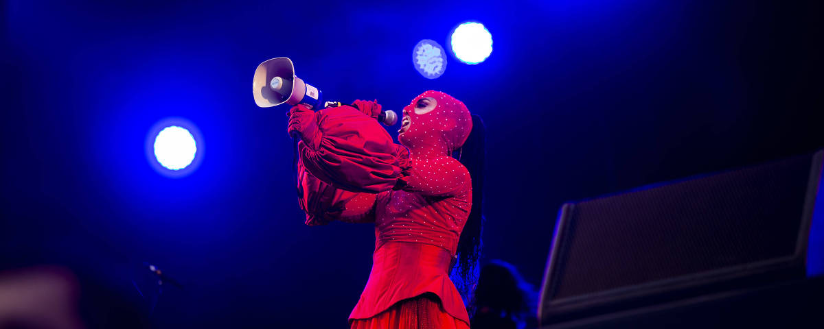 RIO DE JANEIRO - RJ - BRASIL - 27.09.2019 - 16h00: ROCK IN RIO. Show da cantora Karol Conka que convida Gloria Groove e Linn da Quebrada no palco Sunset, no primeiro dia do festival Rock in Rio, realizado no parque olímpico, na zona oeste do Rio de Janeiro. (Foto: Adriano Vizoni/Folhapress, ILUSTRADA) *** EXCLUSIVO FSP ***