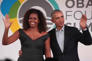 Barack And Michelle Obama Speak At Obama Foundation Summit