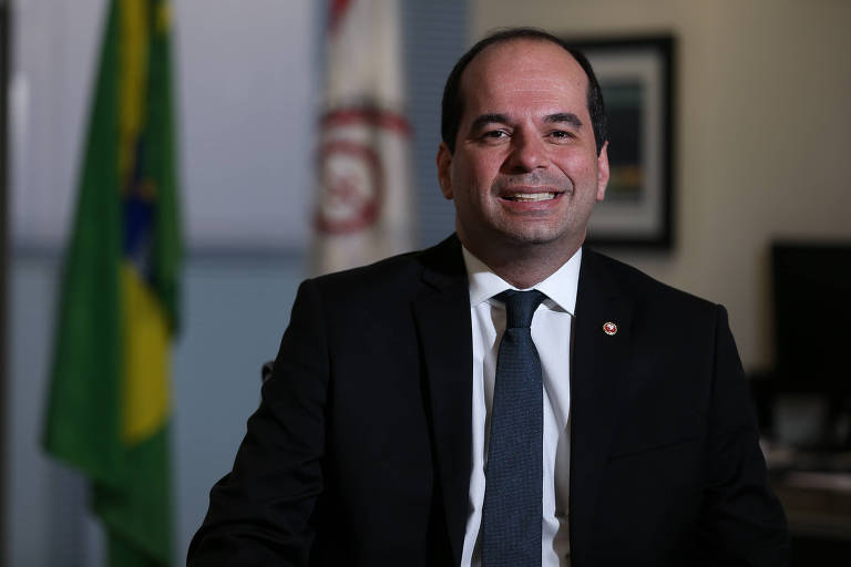Alberto Bastos Balazeiro, procurador-geral do trabalho, no gabinete do MPT
