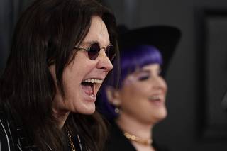 62nd Grammy Awards ? Arrivals ? Los Angeles, California, U.S., January 26, 2020 - Ozzy Osbourne and Kelly Osbourne