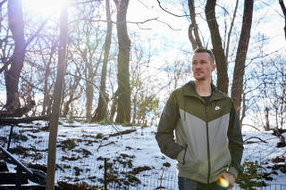 Chris Mosier is the first transgender athlete to qualify for and participate in an Olympic trials event in the gender with which he identifies. (Alexandra Genova/The New York Times)