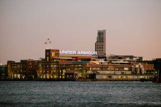 Under Armour?s world headquarters in Baltimore?s Locust Point neighborhood, Jan. 9, 2020. (Kristian Thacker/The New York Times)
