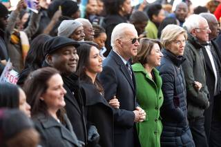 Democratic Presidential Candidates Attend MLK Rally At South Carolina Capitol Dome