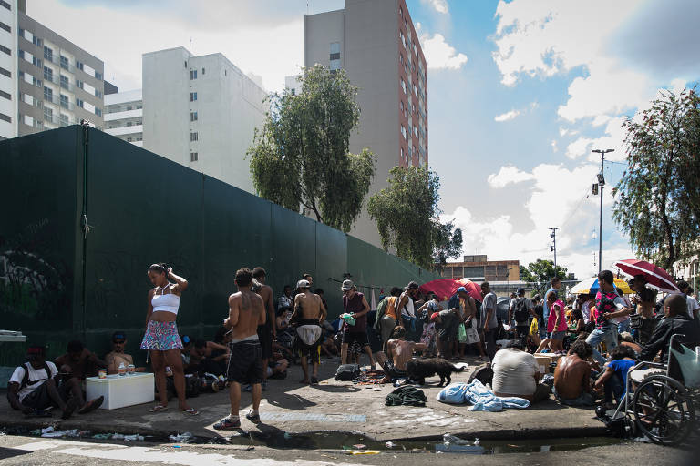 Movimentação na região da cracolândia, no centro de SP 