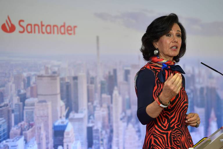 Presidente do Santander, Ana Botín; executiva fala em otimismo cauteloso para recuperação econômica