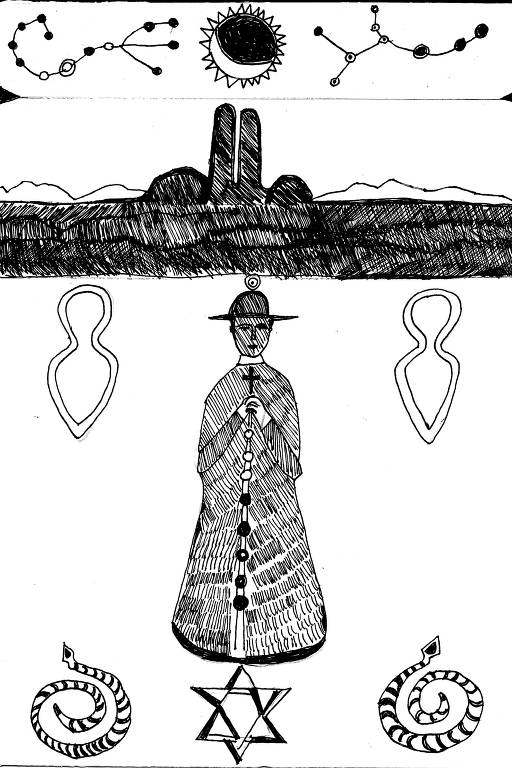 Ilustrações de 'O Sedutor do Sertão', de Ariano Suassuna