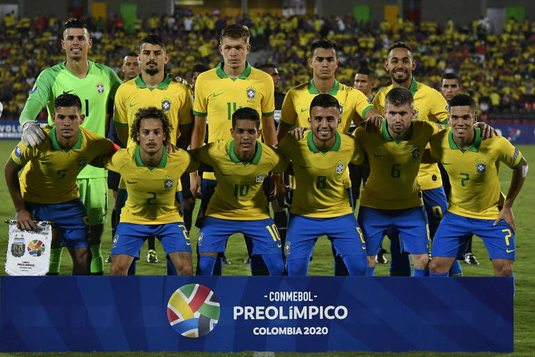 A seleção brasileira sub-23 que venceu a Argentina e garantiu a vaga nos Jogos de Tóquio-2020