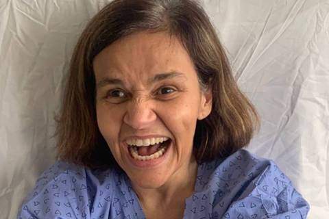 A atriz e comediante Claudia Rodrigues