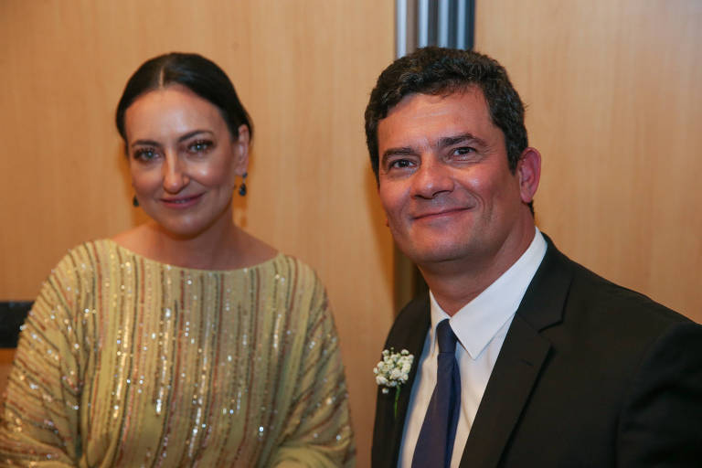 O senador Sergio Moro e a deputada Rosângela Moro
