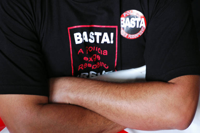 Manifestação dos policiais civis em São Paulo, em 2008