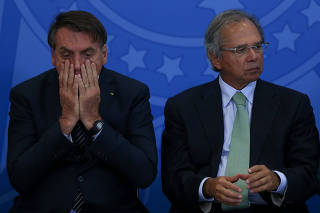 Bolsonaro durante lançamento do programa Crédito Imobiliário