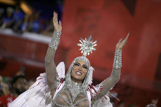 Carnival parade at the Sambadrome in Rio de Janeiro
