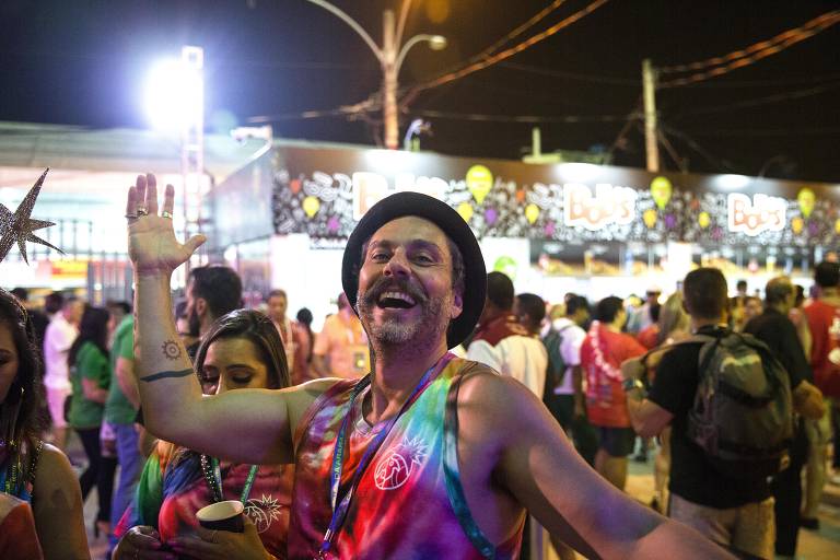 Camarotes do primeiro dia de desfiles do Carnaval do RJ