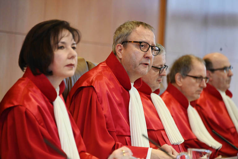 A Suprema Corte alemã, em anúncio da decisão que liberou o suicídio assistido por médicos
