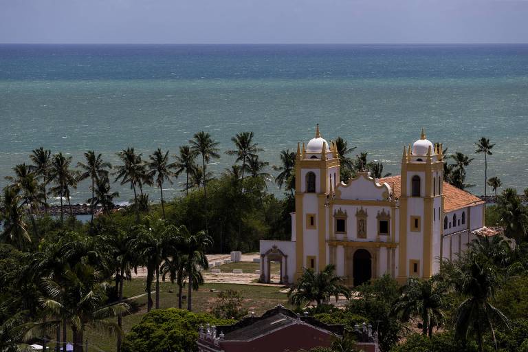 Igreja Nossa Senhora do Carmo, construída em 1580, no centro histórico de Olinda