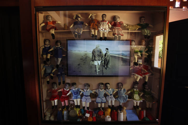 Sala dedicada à Zélia Gattai na Casa do Rio Vermelho, a residência dos escritores Jorge Amado e Zélia Gattai que foi transformada em memorial aberto a visitação pública, em Salvador