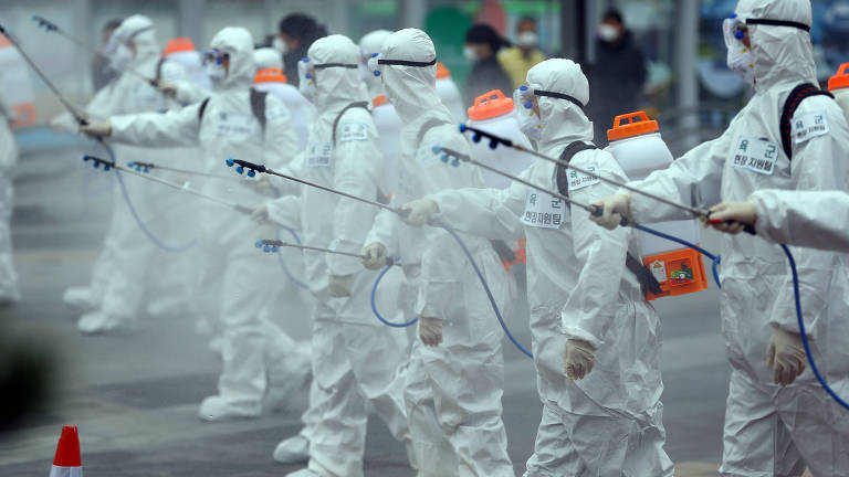 Coreia do Sul tem boom de infecções pelo novo coronavírus - 29/02 ...