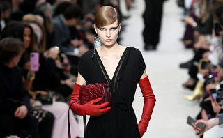 Valentino's Fall/Winter 2020/21 show in Paris Fashion Week