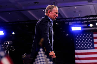 Democratic U.S. presidential candidate Michael Bloomberg's Super Tuesday night rally in West Palm Beach