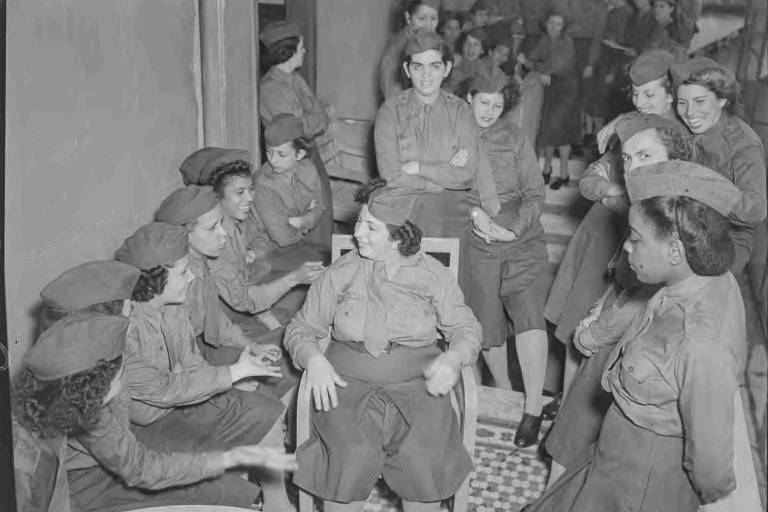 Enfermeiras da FEB, que foi extinta pelo governo federal após o fim da guerra, com a derrota de Hitler pelos Aliados