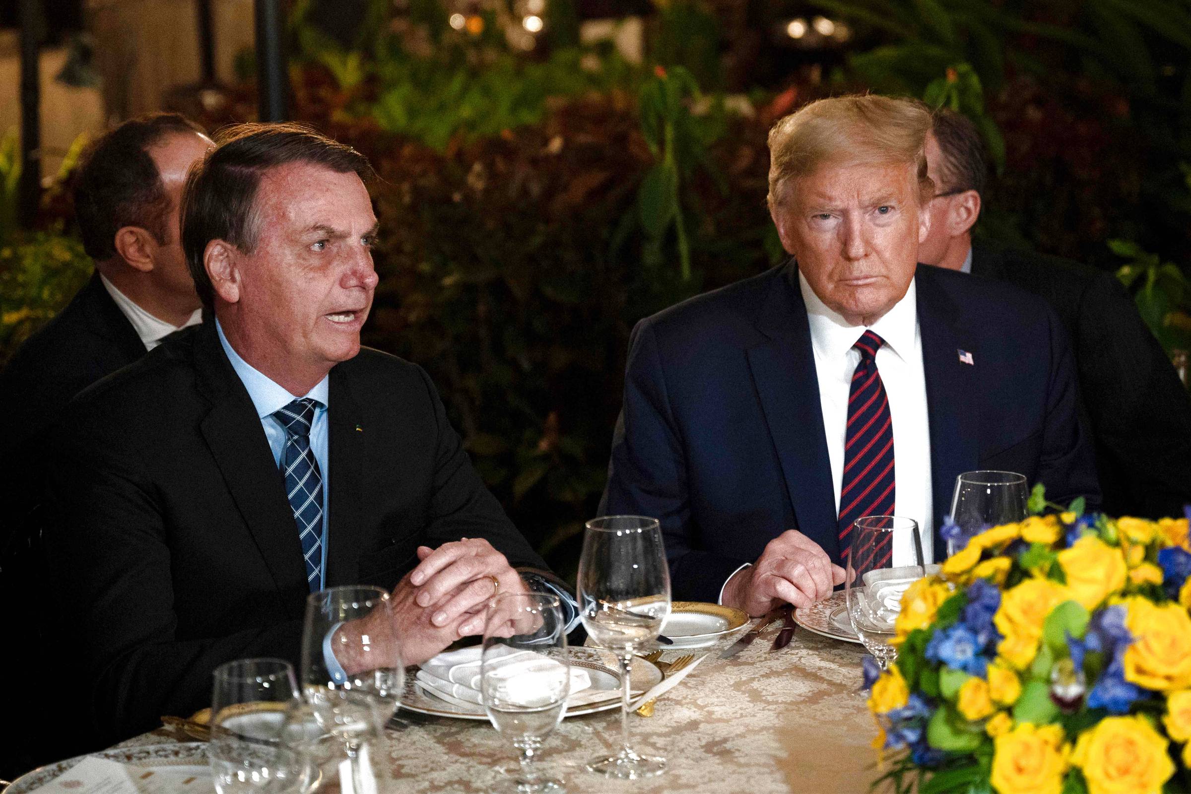 Planalto exclui Folha de cobertura de jantar entre Trump e Bolsonaro