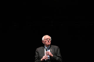 U.S. Democratic presidential candidate Bernie Sanders speaks during a rally in St Louis, Missouri