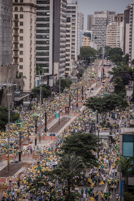 Uma semana depois de marcha das mulheres, manifestantes a favor do impeachment organizaram um ato contra o governo