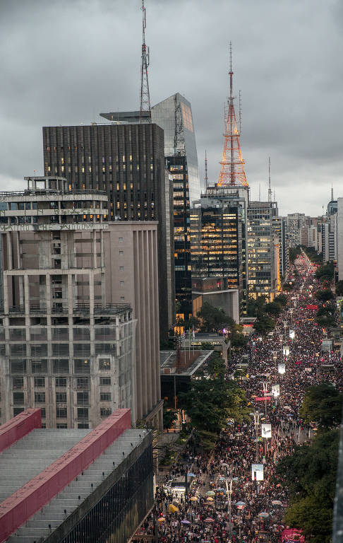 Ato contra os cortes na educação proposto pelo governo do presidente Jair Bolsonaro
