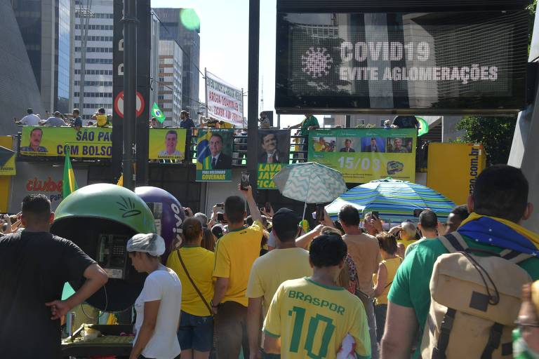 Ato pró-Bolsonaro na av. Paulista neste domingo (15)
