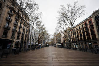 Spain declares coronavirus state of emergency, in Barcelona
