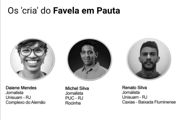 Integrantes do Favela em Pauta