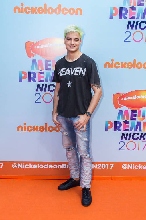Felipe Neto na premiação Meus Prêmios Nick 2017