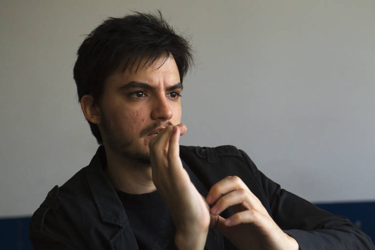 Felipe Neto, ator e empresário, no escritório de sua empresa, Parafernalha, no Largo do Machado, Zona Sul do Rio de Janeiro-RJ