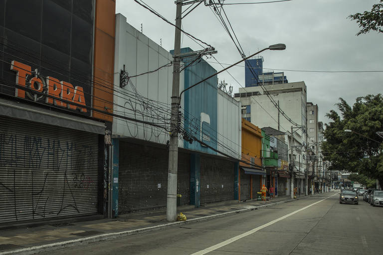 Comércio fechado em São Paulo por causa do coronavírus