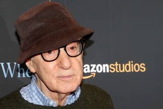 FILE PHOTO: Director Woody Allen arrives for a screening of the film ?Wonder Wheel? in New York