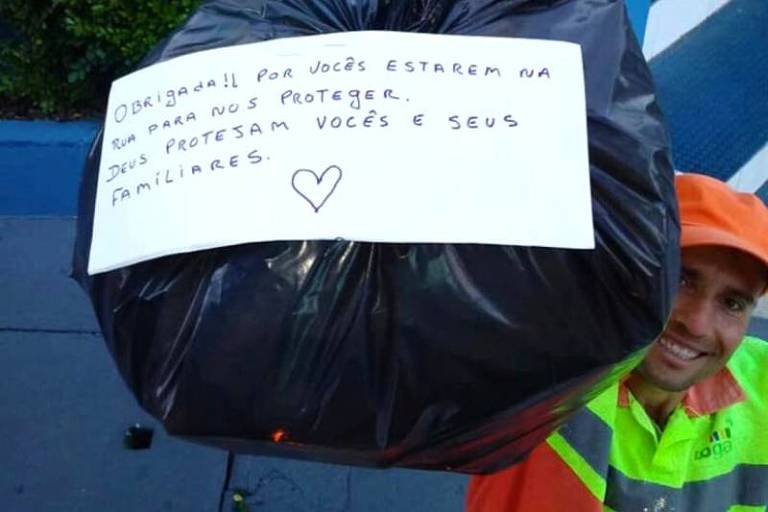 Mensagens para coletores de lixo