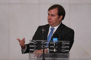 O presidente da Câmara dos Deputados, Rodrigo Maia