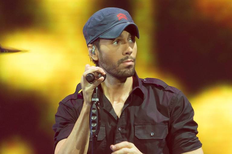 Enrique Iglesias durante show no Texas