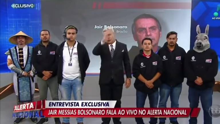 Encerramento de entrevista de Jair Bolsonaro com Sikêra Júnior, na RedeTV!