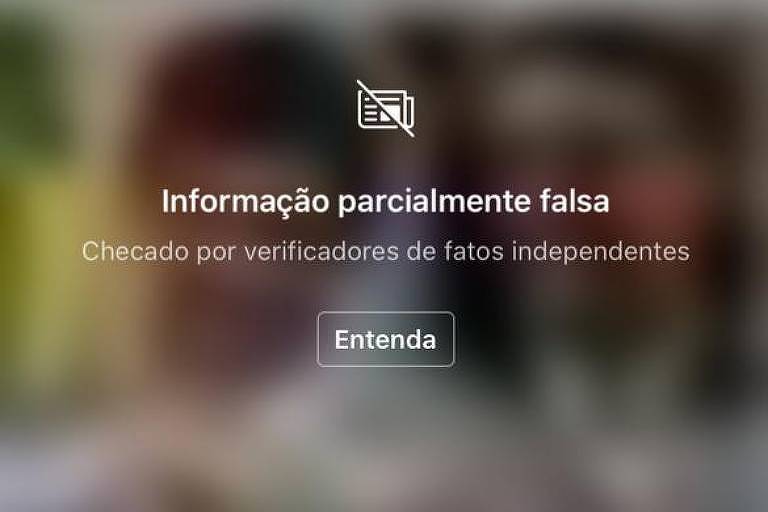 Instagram avisa que Regina Duarte publicou notícia parcialmente falsa