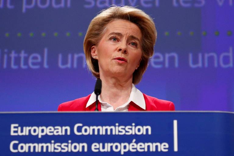 Presidente da Comissão Europeia, Ursula von der Leyen.