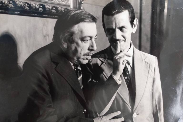 José Lewgoy e Wilson Grey em cena do filme Engraçadinha (1981), de Haroldo Marinho Barbosa, baseado em obra de Nelson Rodrigues