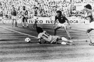 Zico - Seleção Brasileira x Seleção da Itália - Copa do Mundo de 1982
